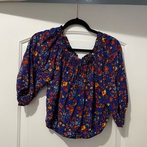 Off the shoulder floral top